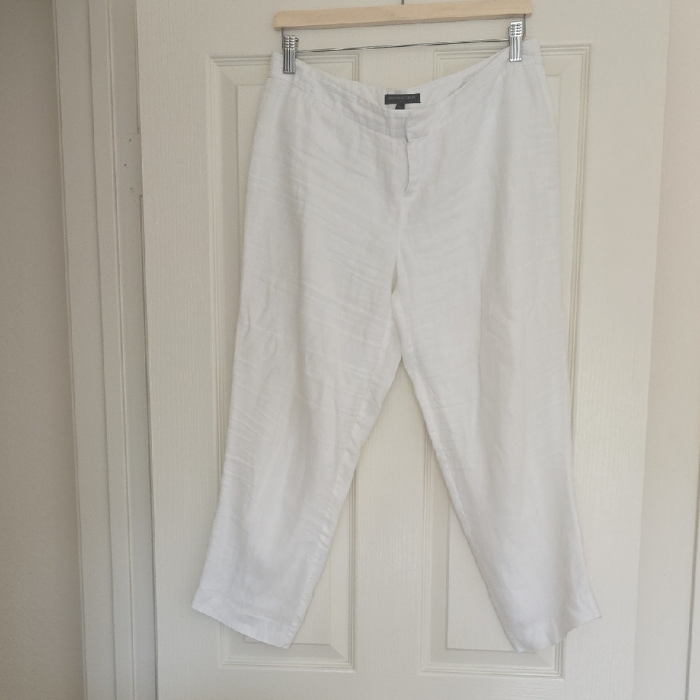 Banana Republic Crisp White Trousers